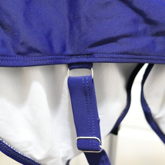 BloomChic Plain V Neck High Stretch Tie Knot Swim Top XL us 14 - Picture 4 of 4